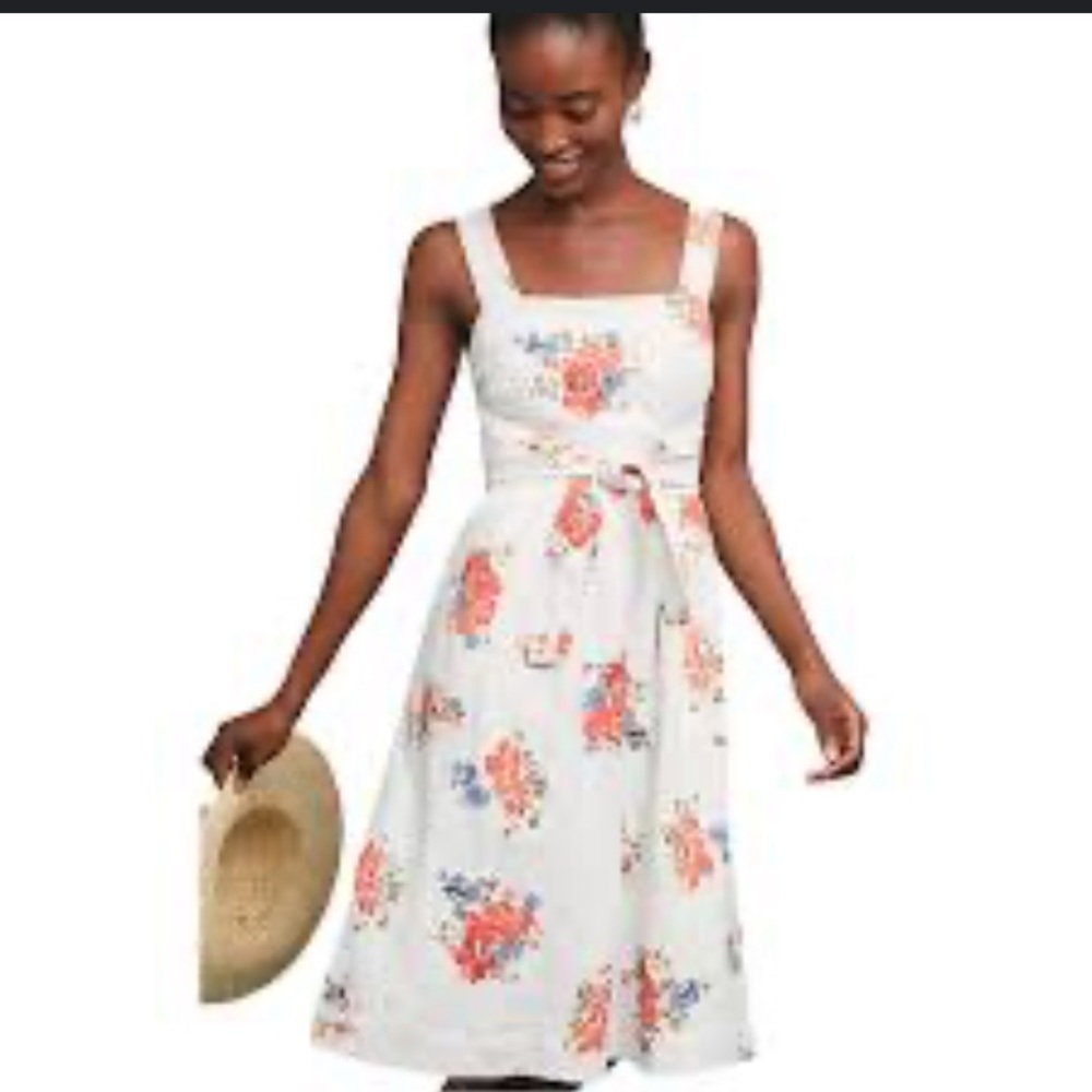 Anthropologie Meadow Rue Tie Waist Dress “Ingalls”